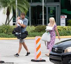 Now, the daily mail have reported the father of her. Tiger Woods Ex Elin Nordegren Leaves Court After Changing Son S Name To Arthur Daily Mail Online