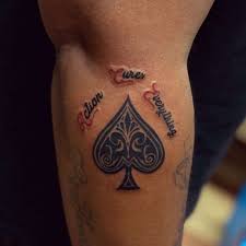 ace of spades tattoo meaning royalty