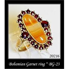 Ring.bg live streaming and tv schedules. Vintage Bohemian Garnet Ring Bg 023 1070953