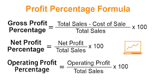 profit percene formula exles