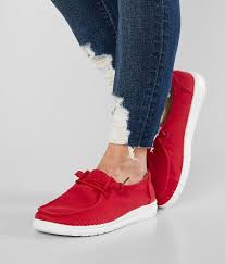 We're the usa distributors of hey dude shoes and we make amazingly comfortable shoes for men and women. Hey Dude Wendy Shoe Women S Shoes In Crimson Buckle