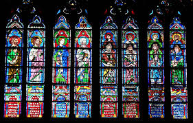 File S In Stained Glass Notre