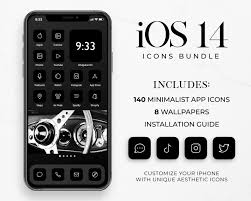 More than 145 icons for each color. 140 App Icons Ios 14 Black And White App Covers Ios 14 Widgets Aesthetic Iphone Home Screen Ios 14 Icon Pack Iphone T App Covers App Icon Shareit App