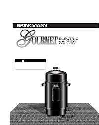 brinkmann smoker electric smoker user