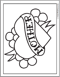 happy mother s day coloring picture