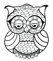 Owl Outline Drawing Owl Outline Drawing Owl Face Outline Drawing