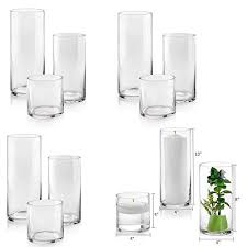 set of 12 glass cylinder vases 4 from