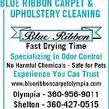 blue ribbon carpet upholstery