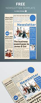 Modern Newsletter Template For Indesign Free Download