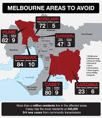 This map covers the downtown and greater metropolitan area of the city of melbourne. Coronavirus Victoria The Suburbs And Areas You Should Avoid