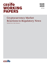 Get today's news about the negative impact on the cryptocurrencies of the novel coronavirus pandemia. Cryptocurrency Market Reactions To Regulatory News Publication Cesifo
