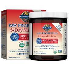 life raw probiotics 5 day max care