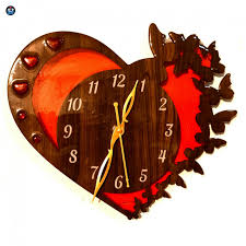 Resin Wall Clock Love Special
