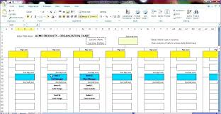 Organizational Chart With Responsibilities Template And
