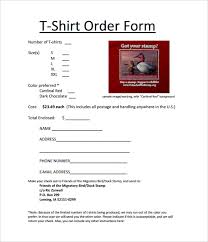 26 T Shirt Order Form Templates Pdf Doc Free Premium Templates