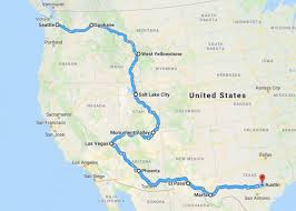 road trip across the american west