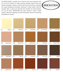 Brickform Standard Colors