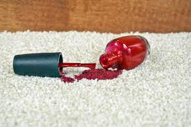 how to remove dried nail polish from carpet