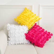 Hoomall Creative Pillow Home Textile Handmade Flower 3d