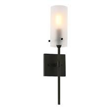 montreal frosted glass wall sconce