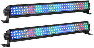 Amazon Com Stage Lights Bar Yeesite 25w 108leds Rgb Wash Lights Auto Play Strobe Effects Uplights For Wedding Church Dj Birthday Party Stage Lighting 2 Pack Musical Instruments