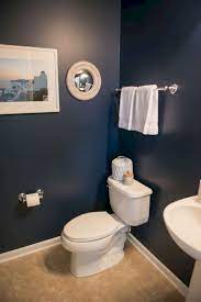 blue bathroom decor