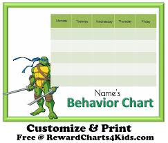 Free Behavior Charts