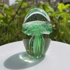 Led Base Handmade Art Glass Sculpture