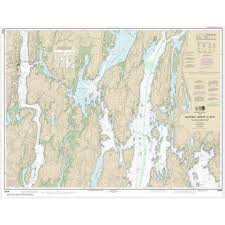 Noaa Chart Boothbay Harbor To Bath Including Kennebec River 13296