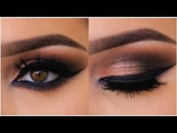 bronze smokey cat eye tutorial you