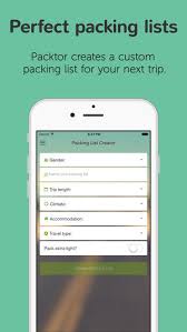 Packtor Packing List Creator On The App Store
