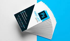 free vertical business card template in
