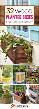 In the magical season that is spring, you may find yourself wanting an opportunity to either whether you want a flower box, an herb garden, or even a place to grow and harvest your very own vegetables, this diy project allows you to do it. 32 Diy Pallet And Wood Planter Box Ideas For Your Garden Diy Wood Planters Wood Planters Wood Planter Box