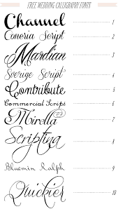 diy weddings free fonts
