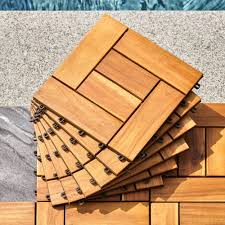 interlocking deck tiles snap together