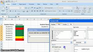 color coding data in ms excel you