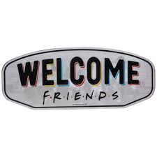 Welcome Friends Lenticular Wood Wall