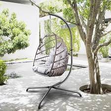 Wildaven Foldable Wicker Rattan Hanging