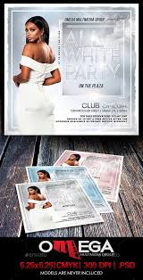All White Party For 9 Envato Market Flyer Flyertemplate