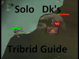 You can either wait for the dagannoth kings to appear, although you could take a lot of damage from that, or you can pray range and then go in with piety and get ready to kill supreme right away. Osrs Solo Tribrid Dagannoth King S Guide 2007scape