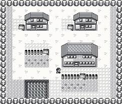 Pokemon Red Pallet Town Map Cross Stitch Pattern