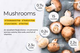 mushroom nutrition facts and health