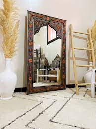 Moroccan Floor Mirror Large Mirror Wall