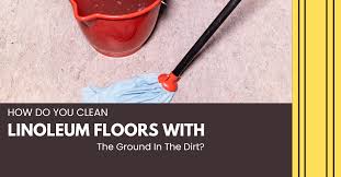 how do you clean linoleum floors with