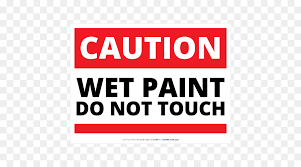 wet floor sign paint background