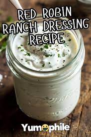 perfect red robin ranch dressing recipe