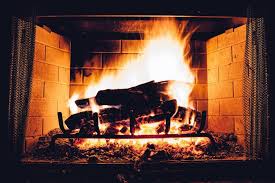 Photo Of Burning Wood In Fireplace