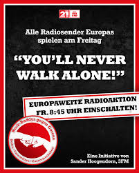 Поделиться roy hamilton — you'll never walk alone (1954). Corona Initiative Radiosender Spielen Freitag You Ll Never Walk Alone