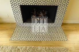 Redondo Beach Tiled Fireplace And
