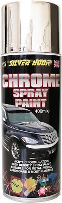 Silverhook Chrome Effect Acrylic Spray Paint 400ml